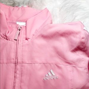 Adidas vintage baby pink jacket